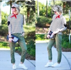 CAbi #5076 Traveler Jogger Pants Size 0 Army Green